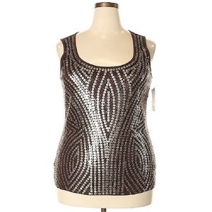 Michael by Michael Kors Sequin Top